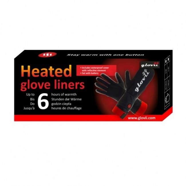 GLOVII HEATED GLOVES WITH COVER S-M, GYBM GLOVII HEATED GLOVES WITH COVER S-M, GYBM