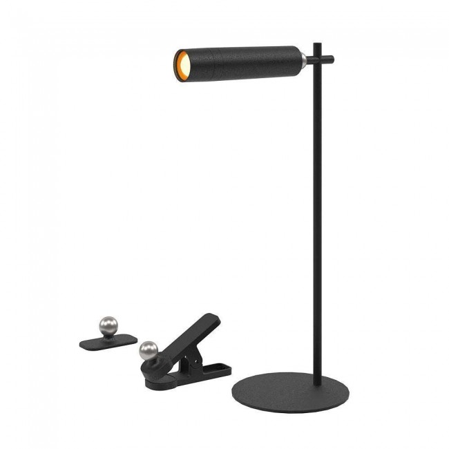 Desk lamp V-TAC VT-7413 4in1, wall lamp, clip, torch 3W LED 37cm 4000K 300lm (SKU 23042) Black Desk lamp V-TAC VT-7413 4in1, wall lamp, clip, torch 3W LED 37cm 4000K 300lm (SKU 23042) Black