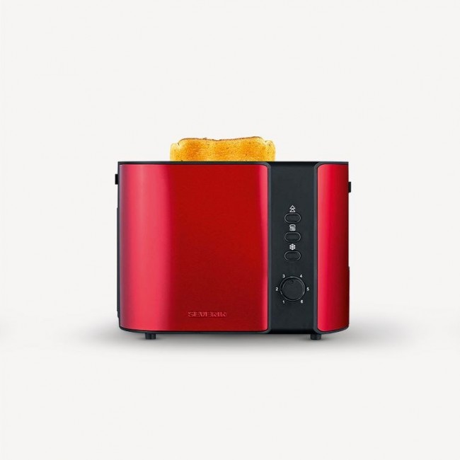 Severin AT 2217 toaster 2 slice(s) 800 W Metallic, Red Severin AT 2217 toaster 2 slice(s) 800 W Metallic, Red