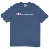 Men's Champion SS Tee T-Shirt Blue 220256 BS099 2XL