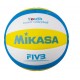 Mikasa VS160W yellow and blue volleyball size 4 Mikasa VS160W yellow and blue volleyball size 4