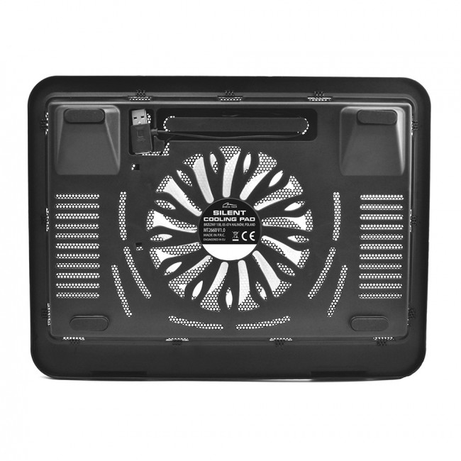 Laptop cooling pad MEDIA-TECH SILENT COOLING PAD MT2660 Black Laptop cooling pad MEDIA-TECH SILENT COOLING PAD MT2660 Black