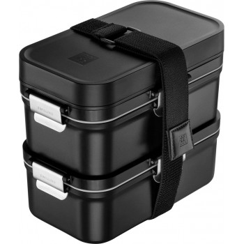 ZWILLING FRESH & SAVE 2 Vacuum Lunch Boxes, Black