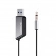 Savio TR-16 Transmitter AUX adapter with hands-free function, Bluetooth 5.3, Google Assistant/Siri Savio TR-16 Transmitter AUX adapter with hands-free function, Bluetooth 5.3, Google Assistant/Siri