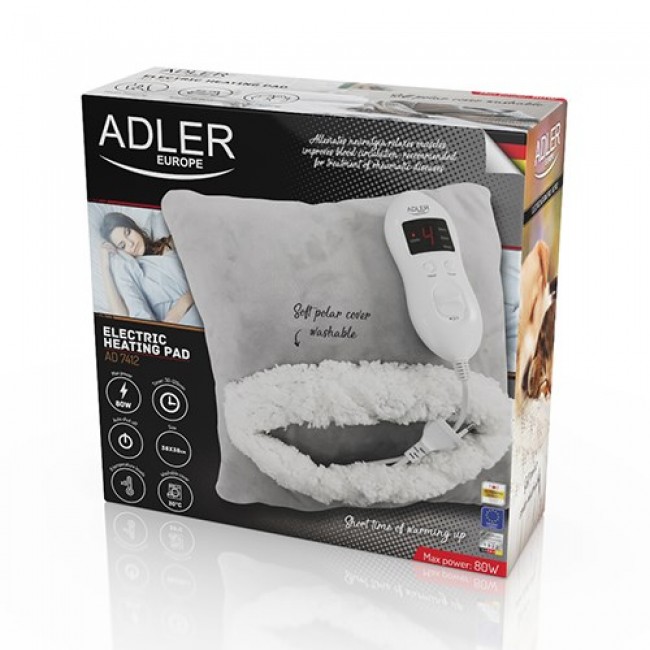 Adler AD 7412 electric heating pad 80 W Adler AD 7412 electric heating pad 80 W