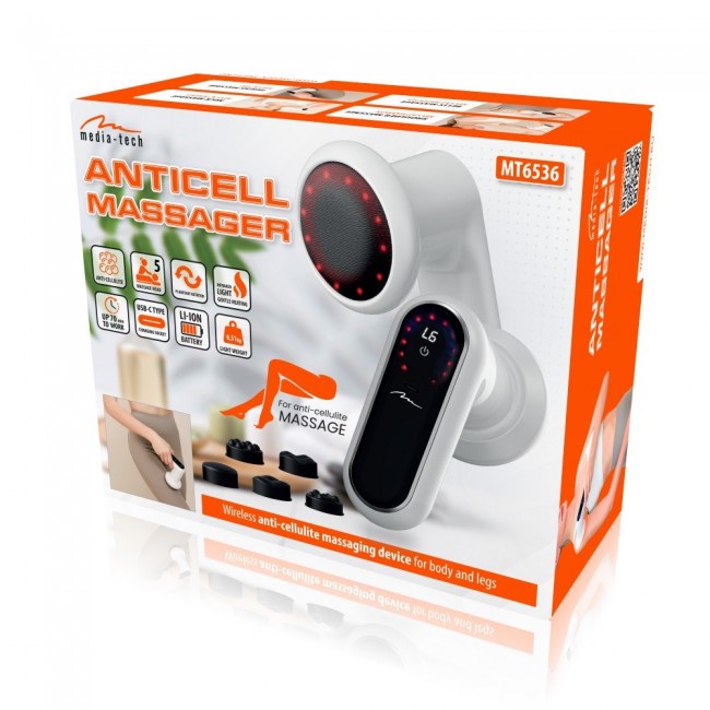 Wireless anti-cellulite massager ANTICELL MASSAGER MT6536 Wireless anti-cellulite massager ANTICELL MASSAGER MT6536