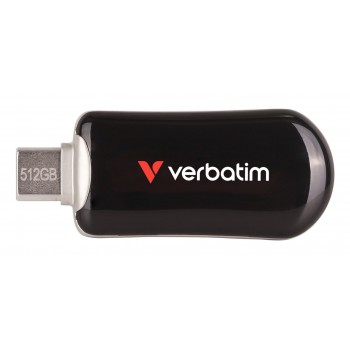 Verbatim Plectra USB-C Flash Drive Black 512GB