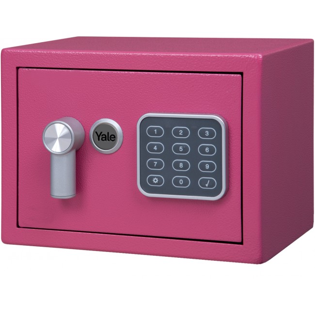 Yale YSV/170/DB2/P Freestanding safe 3.8 l Steel Pink