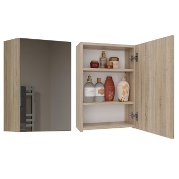 Topeshop POLA 1DL SONOMA bathroom storage cabinet Oak, Wood