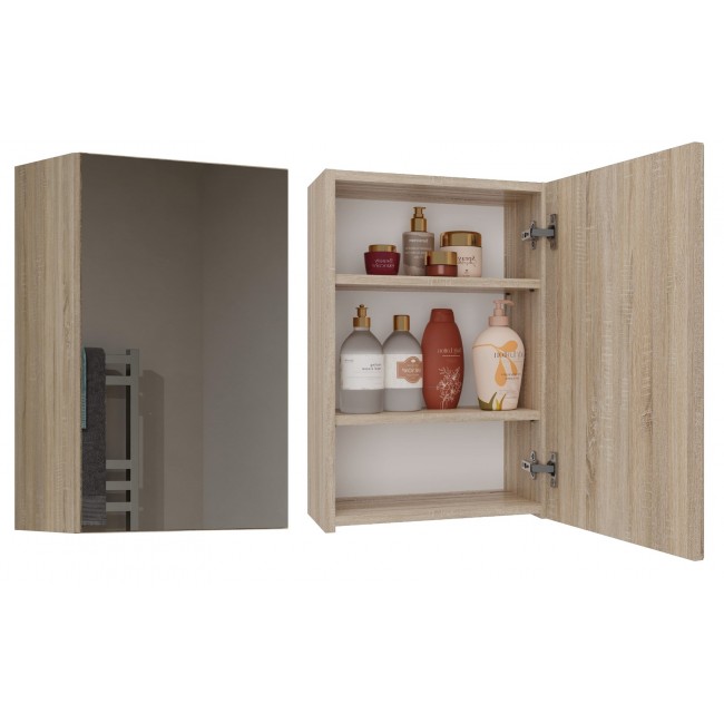 Topeshop POLA 1DL SONOMA bathroom storage cabinet Oak, Wood
