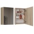 Topeshop POLA 1DL SONOMA bathroom storage cabinet Oak, Wood