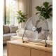 Esperanza EHF005 Scirocco Circulating Fan 12'', chrom