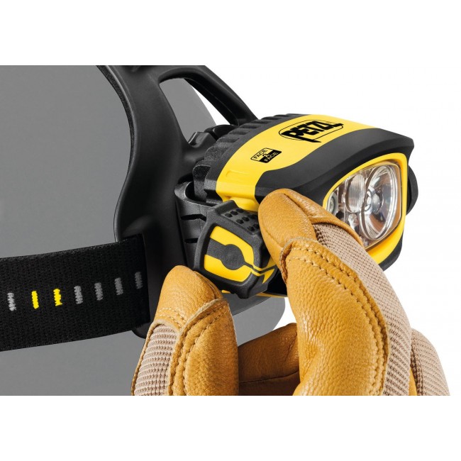 Petzl Duo S Black, Yellow Headband flashlight