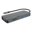 ICY BOX IB-DK4040a-CPD Wired USB 3.2 Gen 1 (3.1 Gen 1) Type-C Aluminium, Silver