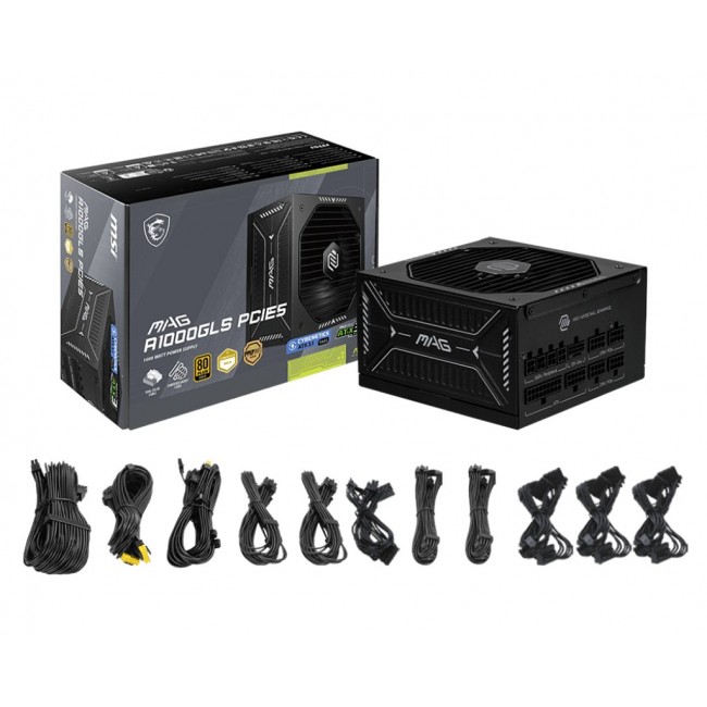 MSI MAG A1000GLS PCIE5 1000W Power Supply ATX