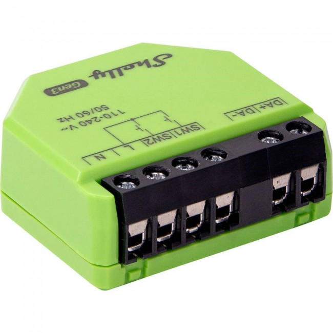 SHELLY Dali Dimmer Gen3 Built-in Black, Lime
