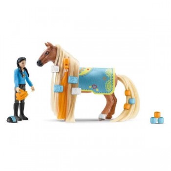 Schleich 42585 Kim & Caramelo Starter Kit Styling Horse Sofia's Beauties