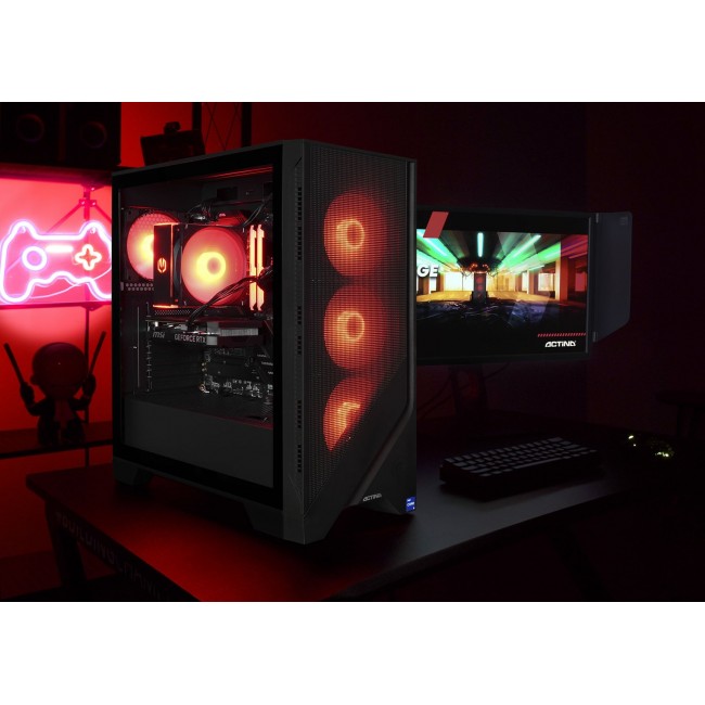 Actina 5901443384427 PC Intel Core i5 i5-13400F 32 GB DDR4-SDRAM 1 TB SSD NVIDIA GeForce RTX 4060 Midi Tower Black Actina 5901443384427 PC Intel Core i5 i5-13400F 32 GB DDR4-SDRAM 1 TB SSD NVIDIA GeForce RTX 4060 Midi Tower Black