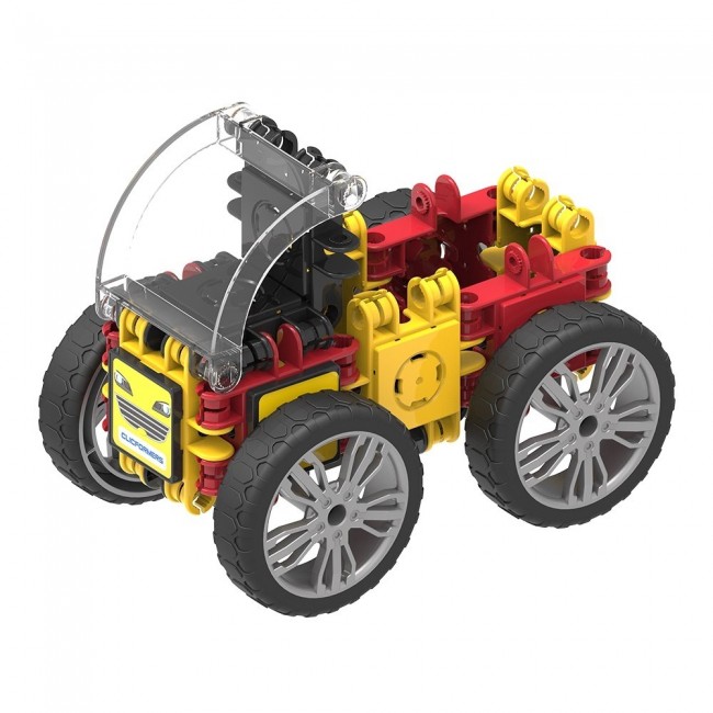 EDUCATIONAL AND CONSTRUCTION BLOCKS CLICS CLICFORMERS 803001 - SPEED WHEEL SET (10 IN 1) - 34 ELEMENTS