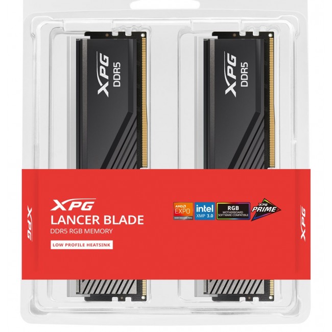 XPG LANCER BLADE RGB v memory module 32 GB 2 x 16 GB DDR5 6000 MHz XPG LANCER BLADE RGB v memory module 32 GB 2 x 16 GB DDR5 6000 MHz