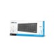 Natec Multimedia Keyboard BARRACUDA slim USB, US layout, black Natec Multimedia Keyboard BARRACUDA slim USB, US layout, black