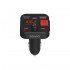 SAVIO FM transmitter, Bluetooth 5.3, QC 3.0 charger, LED display, Bass Boost, TR-15, black