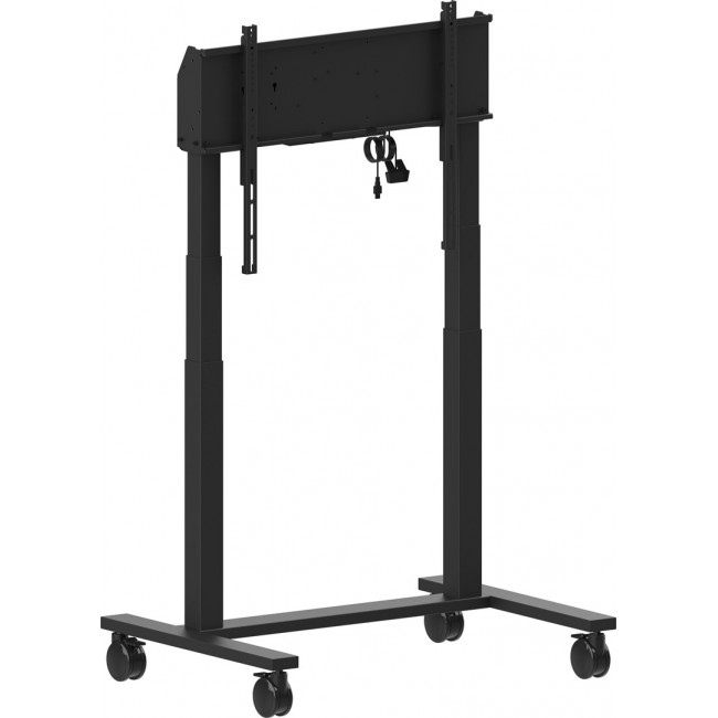 iiyama Double column electric floor lift on wheels for monitors up to 98