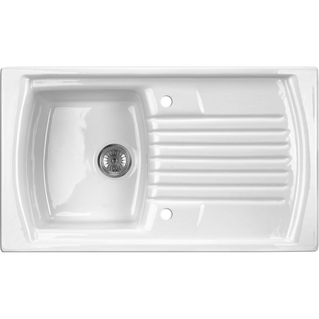 1-bowl ceramic sink with drainer 1-bowl ceramic sink with drainer