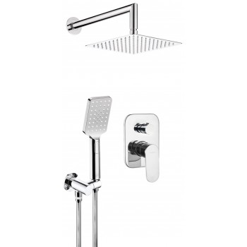 Concealed shower set