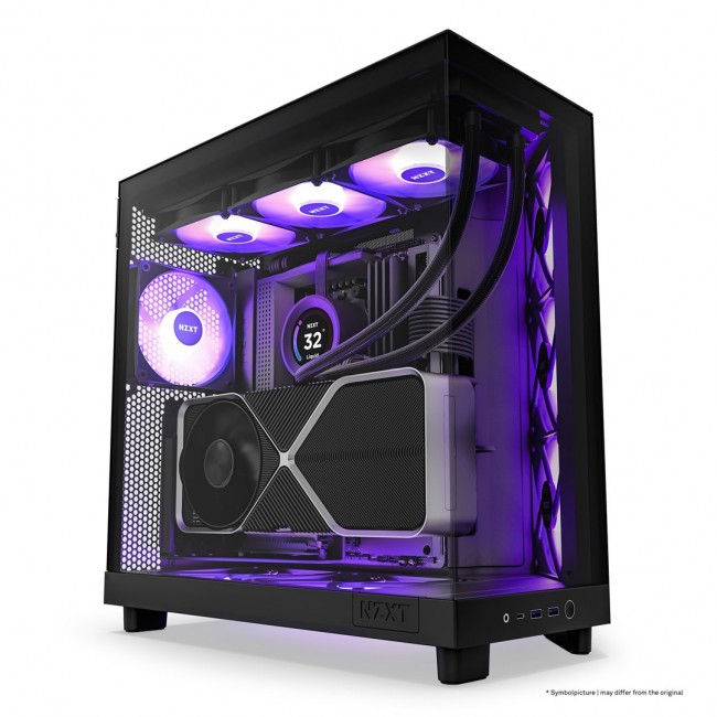 NZXT H6 Flow RGB Midi Tower Black NZXT H6 Flow RGB Midi Tower Black