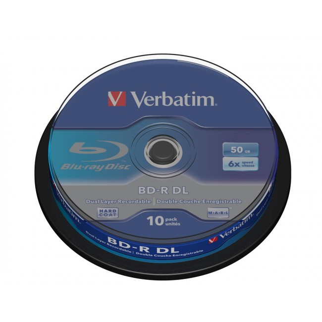 Verbatim 43746 blank Blu-Ray disc BD-R 50 GB 10 pc(s)