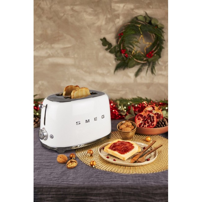 SMEG Toaster white TSF01WHEU