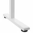Manual height adjustable desk Ergo Office, max 40 kg, max height 117cm, with a top for standing and sitting work, ER-401 W