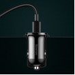 Baseus CCALLP-01 2XUSB 4.8A car charger 2 x USB black