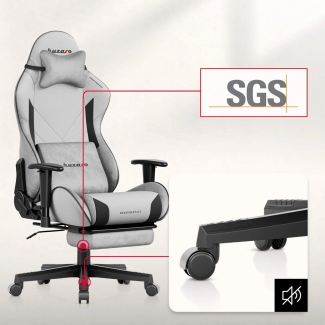Huzaro Force 5.7 Grey Gaming Chair Huzaro Force 5.7 Grey Gaming Chair