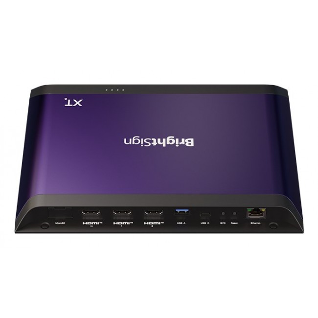 BrightSign XT1145 digital media player Black, Purple 8K Ultra HD
