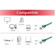 Equip Cat.6A S/FTP Patch Cable, 30m, Green