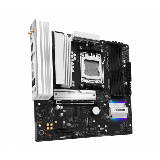 Asrock A620AM Pro RS WiFi AMD A620A Socket AM5 micro ATX Asrock A620AM Pro RS WiFi AMD A620A Socket AM5 micro ATX