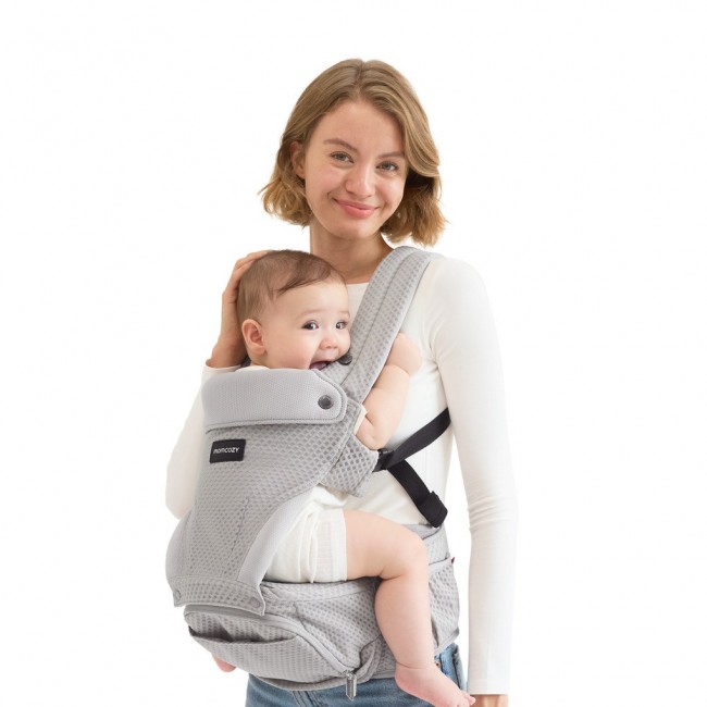 Momcozy Air Mesh Hip Seat Baby Carrier, Grey