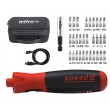Speede PocketDrive electric screwdriver with bit cassette and bag