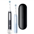 Braun Oral-B iO 3 electric toothbrush set DUO BLACK & BLUE Braun Oral-B iO 3 electric toothbrush set DUO BLACK & BLUE