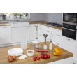 MPM MBL-43 hand blender set, 500 ml jug with stainless steel blade, stainless steel blending attachment, Power: 600W