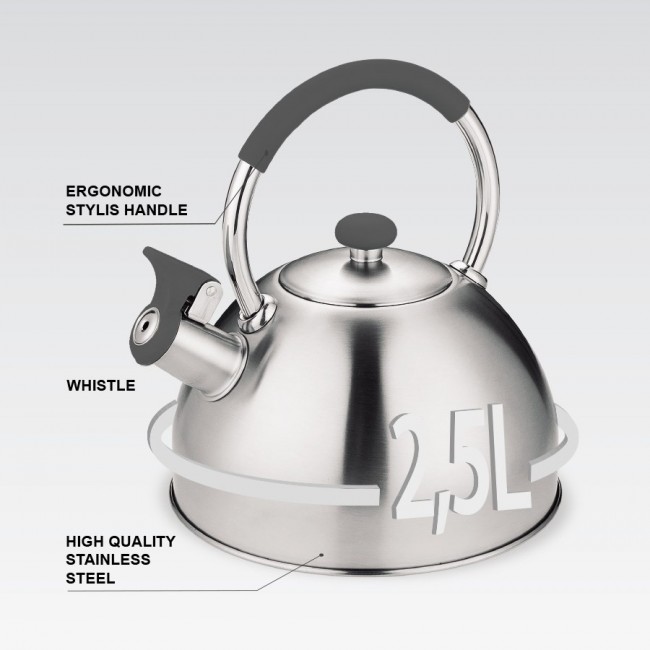 Kettle MAESTRO MR-1323 stainless steel 2.5 l Kettle MAESTRO MR-1323 stainless steel 2.5 l
