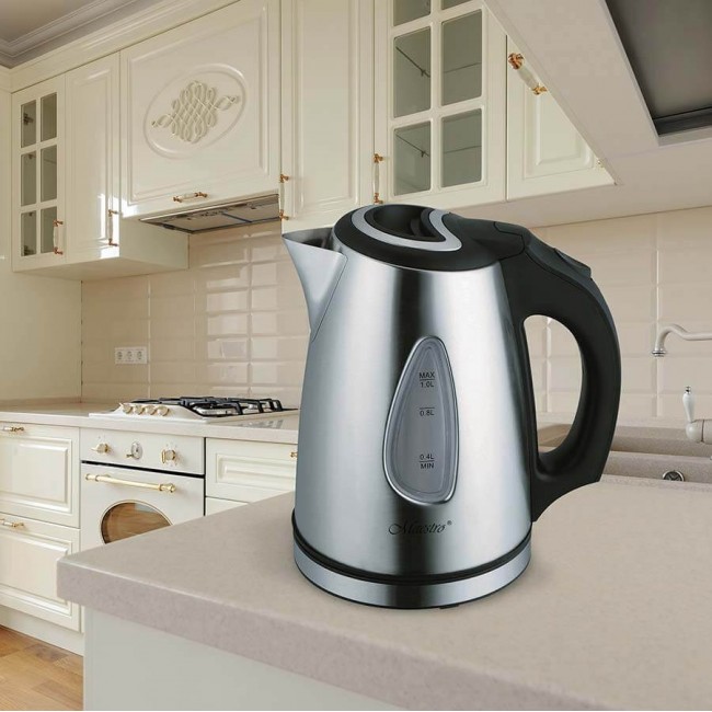 Electric kettle MAESTRO MR-029NEW 1l Stainless steel 1600 W Electric kettle MAESTRO MR-029NEW 1l Stainless steel 1600 W