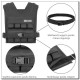HMS Fitness KTO16 weighted vest Steel Black HMS Fitness KTO16 weighted vest Steel Black