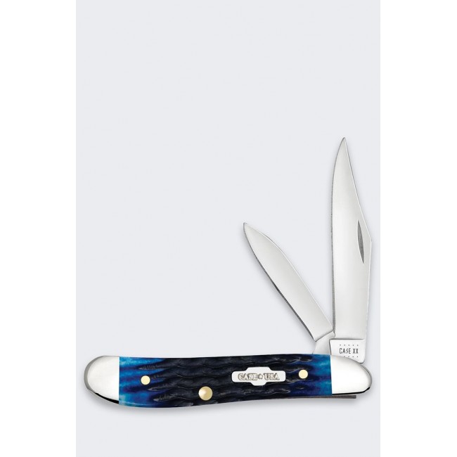 Knife Rogers Case Peanut SS Blue Bone Knife Rogers Case Peanut SS Blue Bone
