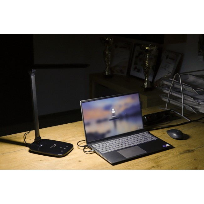 Montis Lampka biurkowa wielofunkcyjna LED MT042-BK Czarna/Black table lamp 5.7 W F Montis Lampka biurkowa wielofunkcyjna LED MT042-BK Czarna/Black table lamp 5.7 W F