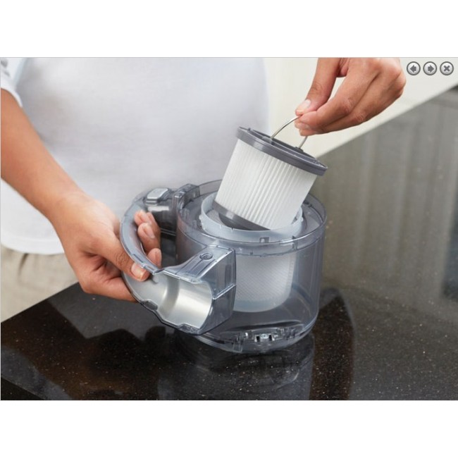 Black & Decker PD1820LF handheld vacuum Black, Chrome Bagless Black & Decker PD1820LF handheld vacuum Black, Chrome Bagless