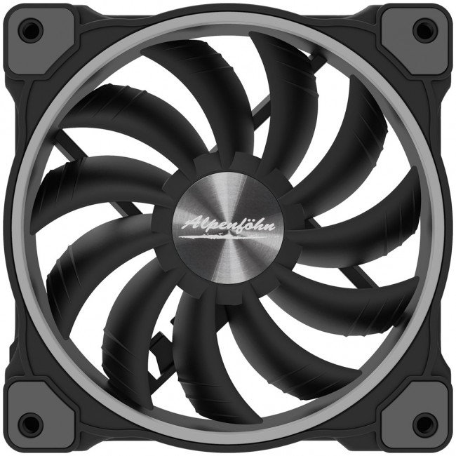 Alpenf hn Wing Boost 3 Computer case, Processor Fan 12 cm Black 3 pc(s)