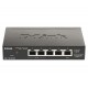 D-Link 5-Port Gigabit PoE Smart Managed Switch with 1 PD port